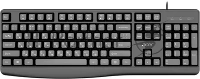Клавиатура проводная Acer OKW301 (ZL.KBDCC.01A), USB, черный