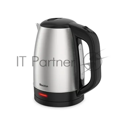 Электрочайник Blackton Bt KT1720SW стальной/черный, 1.7 л, 1800 Вт, скрытый нагревательный элемент
