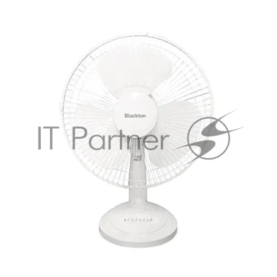 Вентилятор Blackton Bt F1118 белый/серый, настольный, 45 Вт, 3 скорости, 34 см