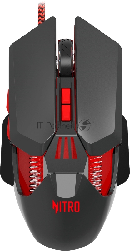 Мышь проводная Acer Nitro OMW302 черный, 7200 dpi, USB, кнопки - 7