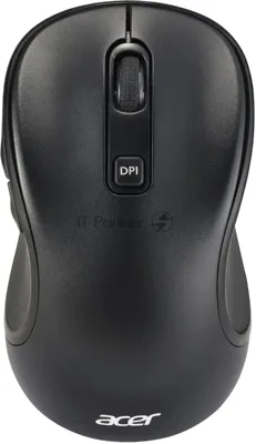 Мышь беспроводная Acer OMR303 черный, 1600 dpi, радиоканал, USB, кнопки - 6