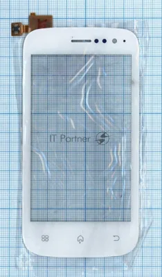 Сенсорное стекло (тачскрин) для Fly IQ442 Miracle, белое