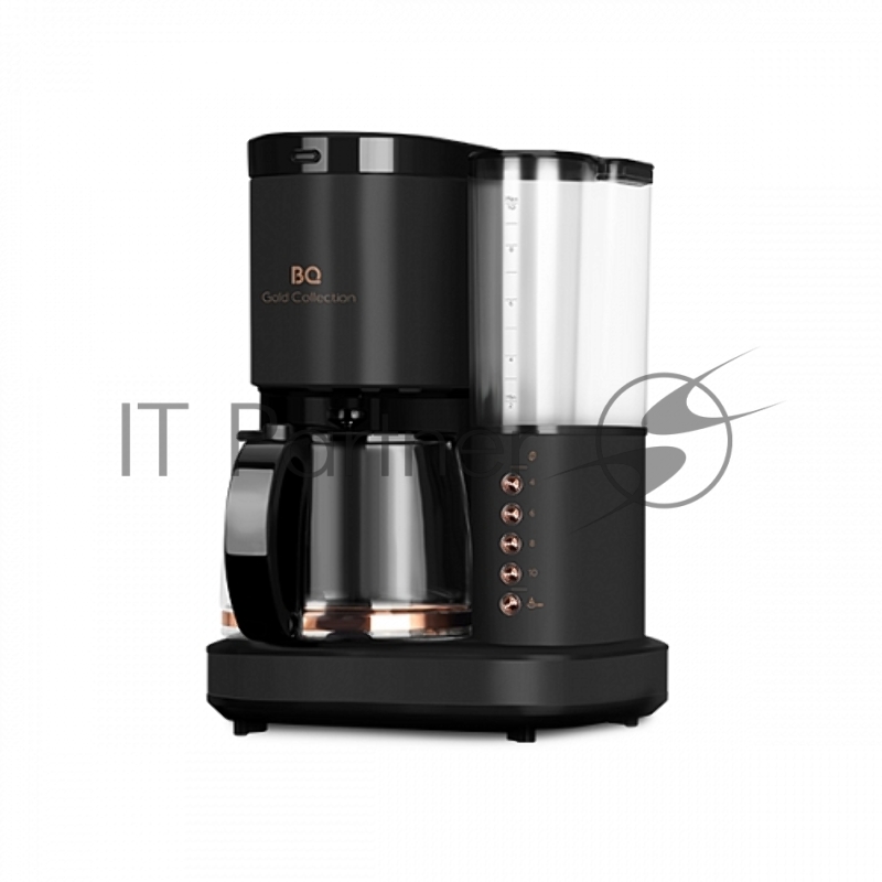 Кофеварка капельная BQ CM7002 Black-Rose Gold со встроенной кофемолкой, исп. кофе - молотый/зерновой, 1.25 л, 800 Вт.