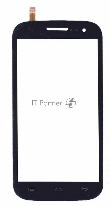 Сенсорное стекло (тачскрин) для Fly IQ451 Quattro Vista, черное