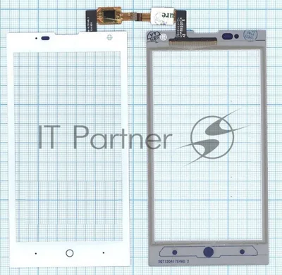 Сенсорное стекло (тачскрин) для ZTE V830 (Blade G Lux), белое
