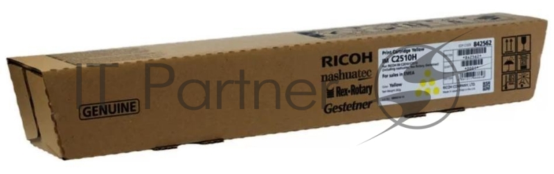 Картридж лазерный тип IM C2510H Ricoh IM C2510 желтый (842562) 18K