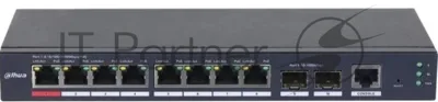 Коммутатор Dahua DH-S4210-8GT-110 16x1 Гбит/с управляемый