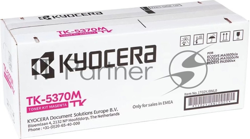 Картридж лазерный Kyocera TK-5370M 1T02YJBNL0 пурпурный (5000 стр.) для Kyocera PA3500cx/MA3500cix/MA3500cifx