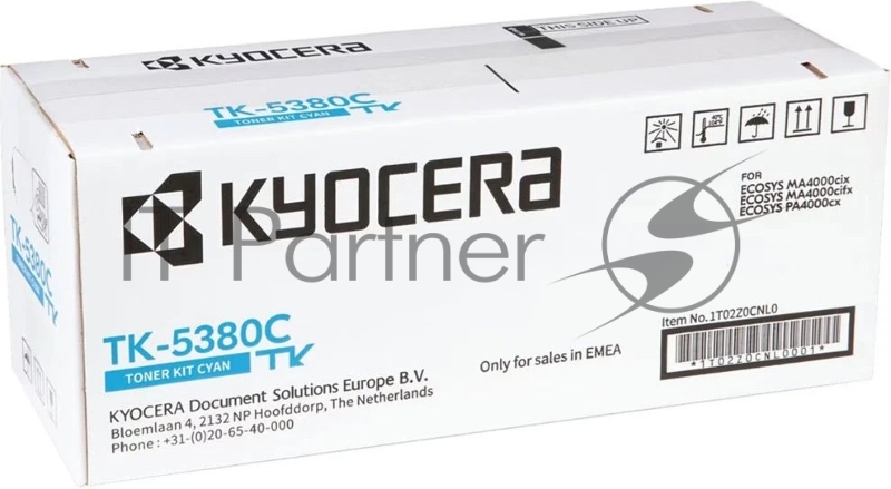 Картридж лазерный Kyocera TK-5380C 1T02Z0CNL0 голубой (10000 стр.) для Kyocera PA4000cx/MA4000cix/MA4000cifx