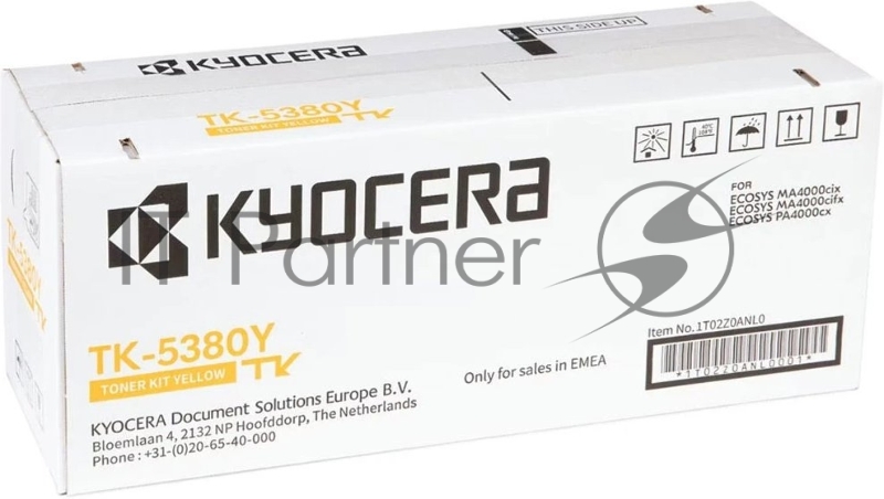 Картридж лазерный Kyocera TK-5380Y 1T02Z0ANL0 желтый (10000 стр.) для Kyocera PA4000cx/MA4000cix/MA4000cifx