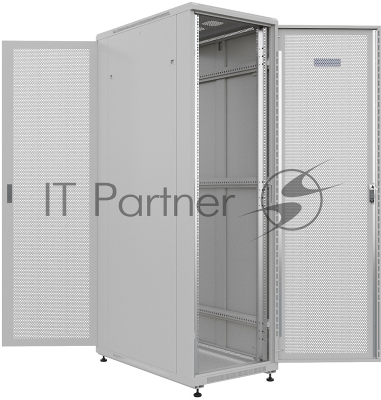 Шкаф серверный NTSS Премиум (NTSS-R22U60100PD/PD) напольный 22U 600x1000мм пер.дв.перфор. задн.дв.перфор. 900кг серый IP20 сталь
