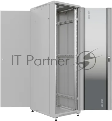 Шкаф серверный NTSS Премиум (NTSS-R42U6080GS) напольный 42U 600x800мм пер.дв.стекл металл 900кг серый IP20 сталь