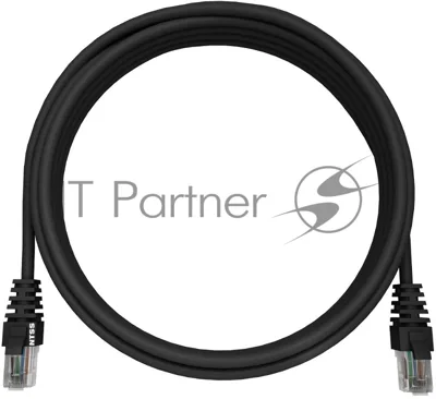 Патч-корд NTSS NTSS-PC-UTP-RJ45-5e-10.0-LSZH-BL NTSS-PC-UTP-RJ45-5E-10.0-LSZH UTP RJ-45 вил.-вилка RJ-45 cat.5e 10м черный LSZH (уп.:1шт) 26AWG
