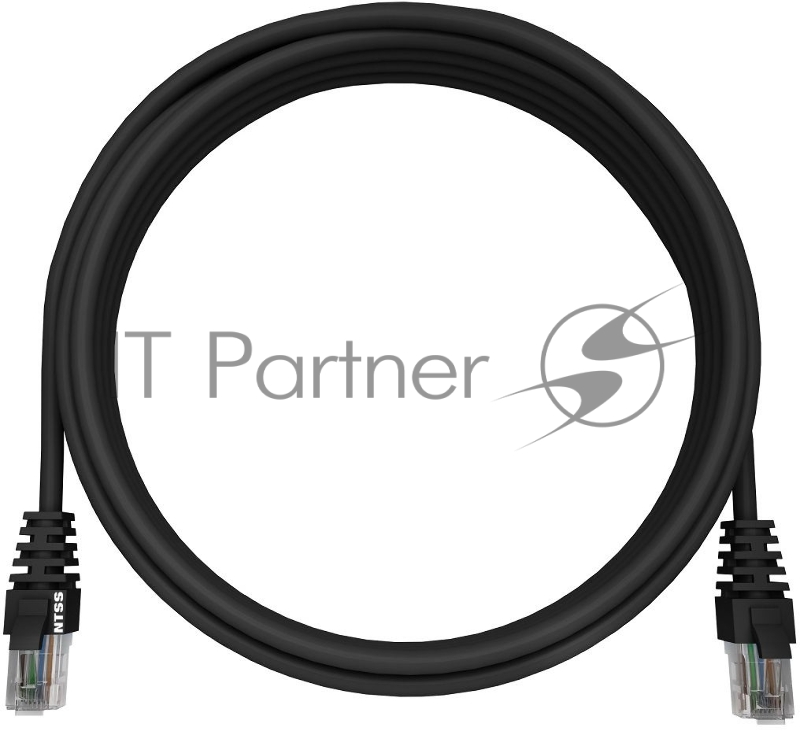Патч-корд NTSS NTSS-PC-UTP-RJ45-5e-15.0-LSZH-BL NTSS-PC-UTP-RJ45-5E-15.0-LSZH UTP RJ-45 вил.-вилка RJ-45 кат.5E 15м черный LSZH (уп.:1шт) 26AWG