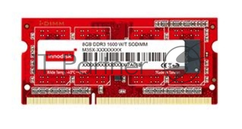 Оперативная память Innodisk, DDR3, 4GB (1x4 GB), 1600 MHz, CL16, SO-DIMM