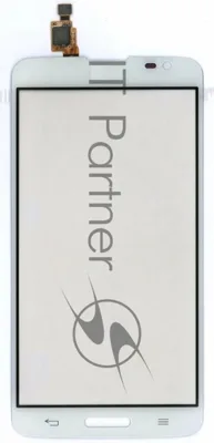 Сенсорное стекло (тачскрин) для LG G PRO LITE D680 D684, белое