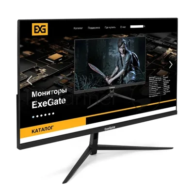 Монитор 27" ExeGate SmartView EZ2700A IPS 1920x1080, 75 Гц, 5 мс, 16:9, 250 кд/м², HDMI, VGA, Flicker Free, Low Blue Light, трехсторонний безрамочный дизайн, черный