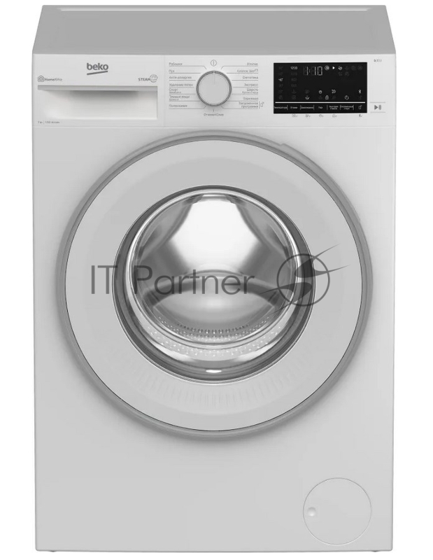 Стиральная машина Beko B3WFR572WW белый, загрузка фронтальная 7 кг, 1200 об/мин., класс: А