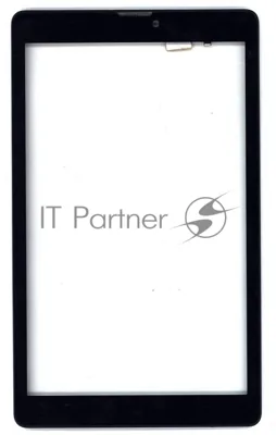 Сенсорное стекло (тачскрин) для Irbis TZ84, черное с рамкой