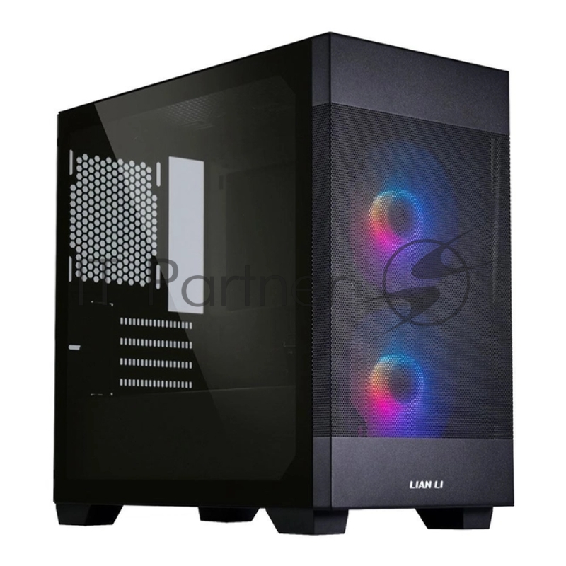 Компьютерный корпус Lian-Li Lancool 205M Mesh черный без БП ATX 2xUSB 3.0 audio bott PSU