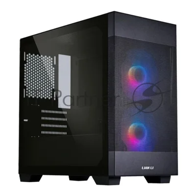 Компьютерный корпус Lian-Li Lancool 205M Mesh черный без БП ATX 2xUSB 3.0 audio bott PSU
