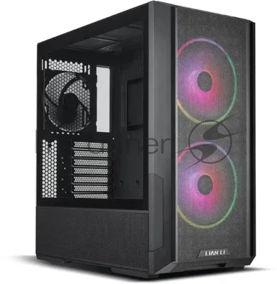 Корпус Lian Li Lancool 216 Black RGB, Midi-Tower, чёрный, 2 x 160 мм, 1 x 140 мм