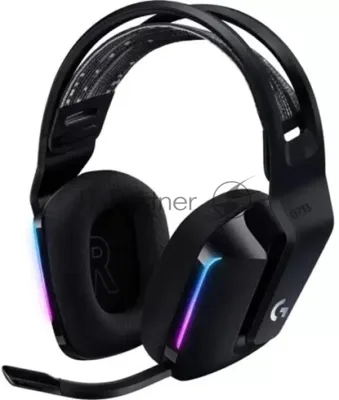 Гарнитура проводная с микрофоном Logitech G733 Lightspeed черный мониторные Radio оголовье (981-000867)