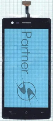Сенсорное стекло (тачскрин) для OPPO Neo 5 (2015), черное