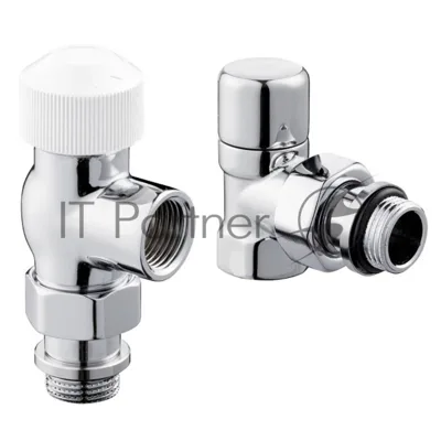 Набор термостатический для радиатора осевой Royal Thermo Design 1/2"М30х1,5 (Хром)