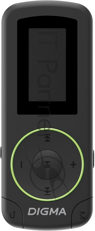 Плеер Flash Digma R4 8Gb черный/0.8"/FM/microSDHC/clip
