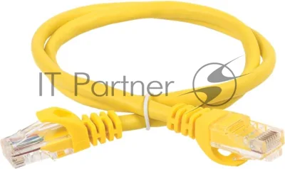 Патч-корд ITK Generica PC05-C5EU-3M-G U/UTP не экранированный RJ-45 вил.-вилка RJ-45 cat.5e 3м желтый ПВХ (уп.:1шт)