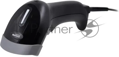 Сканер штрих-кода ручной Mertech 1300 P2D 1D/2D имидж, проводной, 100 скан/сек, USB-HID; USB-COM - эмуляция, черный
