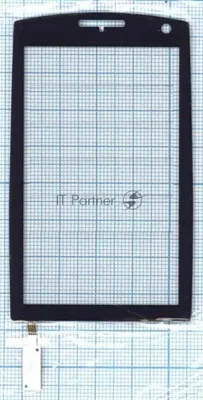 Сенсорное стекло (тачскрин) для Philips Xenium X815, черное