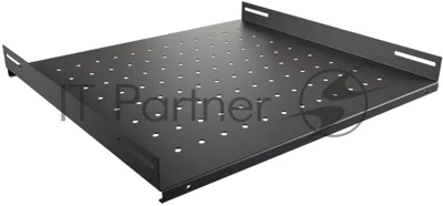 Полка стационарная NTSS NTSS-FS-600-BL 1U нагр.:60кг. 19" 350мм черный (упак.:1шт)