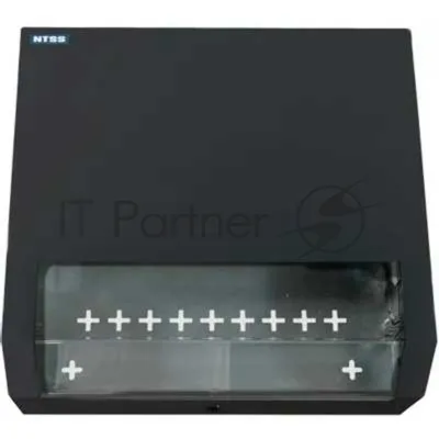 Шкаф коммутационный NTSS (NTSS-SOHO5U-BL) настенный 5U 520x140 мм пер. дв. стекл несъемн. бок. пан. 80 кг черный