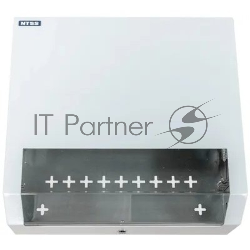 Шкаф коммутационный NTSS (NTSS-SOHO5U) настенный 5U 520x140 мм пер. дв. стекл несъемн. бок. пан. 80 кг белый IP20