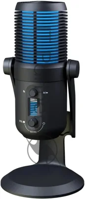 Микрофон проводной Оклик SM-400G 2м черный