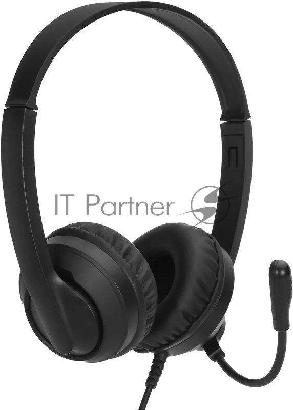 Гарнитура Oklick HS-M500 чёрный, проводная, USB