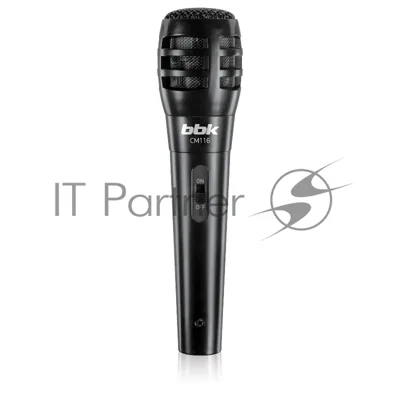 Микрофон проводной BBK CM116 2.5м черный