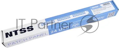 Патч-панель NTSS NTSS-PP-1U-24-UTP-RJ45-5E-D 19" 1U 24xRJ45 кат.5E UTP