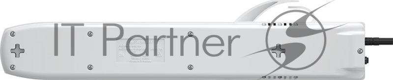 Сетевой фильтр Pilot PRO USB 1.8 м, 6 розеток, серый, коробка