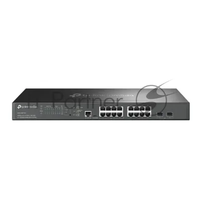 Коммутатор TP-Link SG3218XP-M2 (L2+) 16x2.5Гбит/с 2xКомбо(10Gbase-T/SFP+) 2SFP+ 8PoE+ 240W управляемый