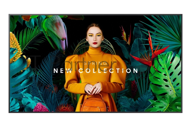 Панель Samsung QB75C черный VA, 75", 3840x2160, 350 кд/м², Tizen 7.0, 8 мс, 4000 :1, 16/7, 178/178
