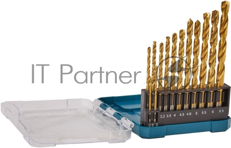 Набор сверл Makita D-72855 по металлу (13пред.) для дрелей
