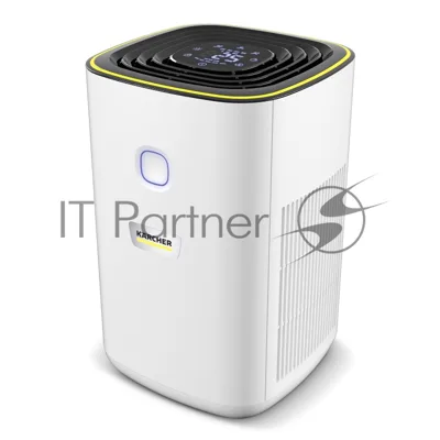 Очиститель воздуха Karcher AF 20 белый, 20 м², НЕРА-фильтр H13, угольный фильтр, лазерный датчик PM2.5, автоматический режим, дисплей, ночной режим, таймер