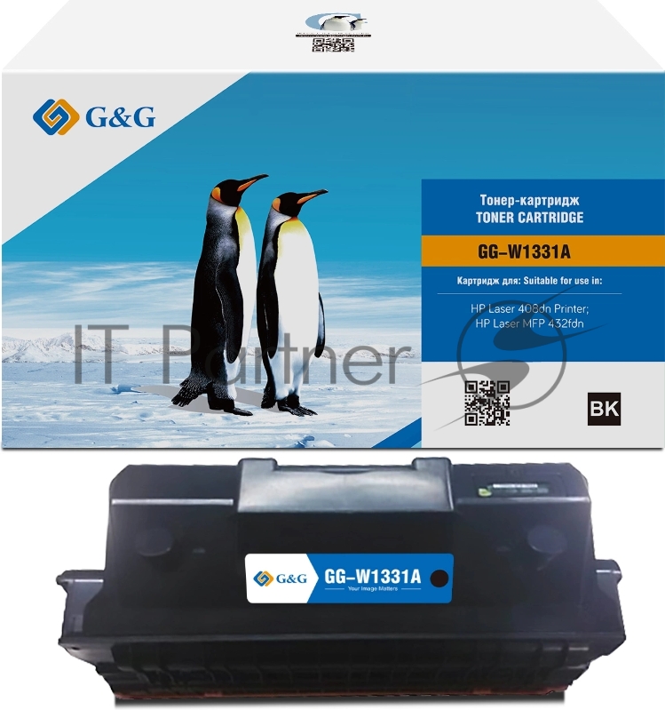 Картридж лазерный G&G GG-W1331A W1331A, черный (5000 стр.) для HP Laser 408dn/MFP 432fdn