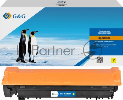 Картридж лазерный G&G GG-W2012A, W2012A (659A) желтый (13000 стр.) для HP CLJ Ent M856/MFP M776