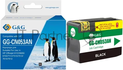 Картридж струйный G&G GG-CN053AN №932XL, черный (40мл) для HP Officejet 6100/6600/6700/7110/7510