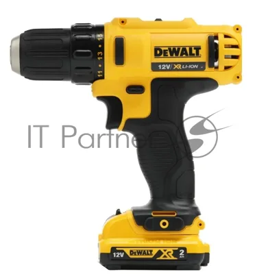 Дрель-шуруповерт DeWalt DCD710D2-QW, 10,8 В, 2 Ач, 24 Нм, щеточный