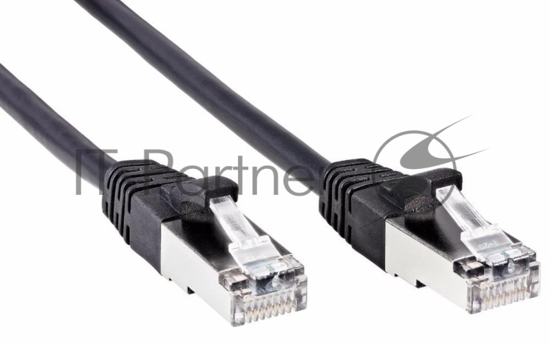 Патч-корд литой AOpen ANP522B-BK-1M FTP cat.5e (7/0.16) черный 1m